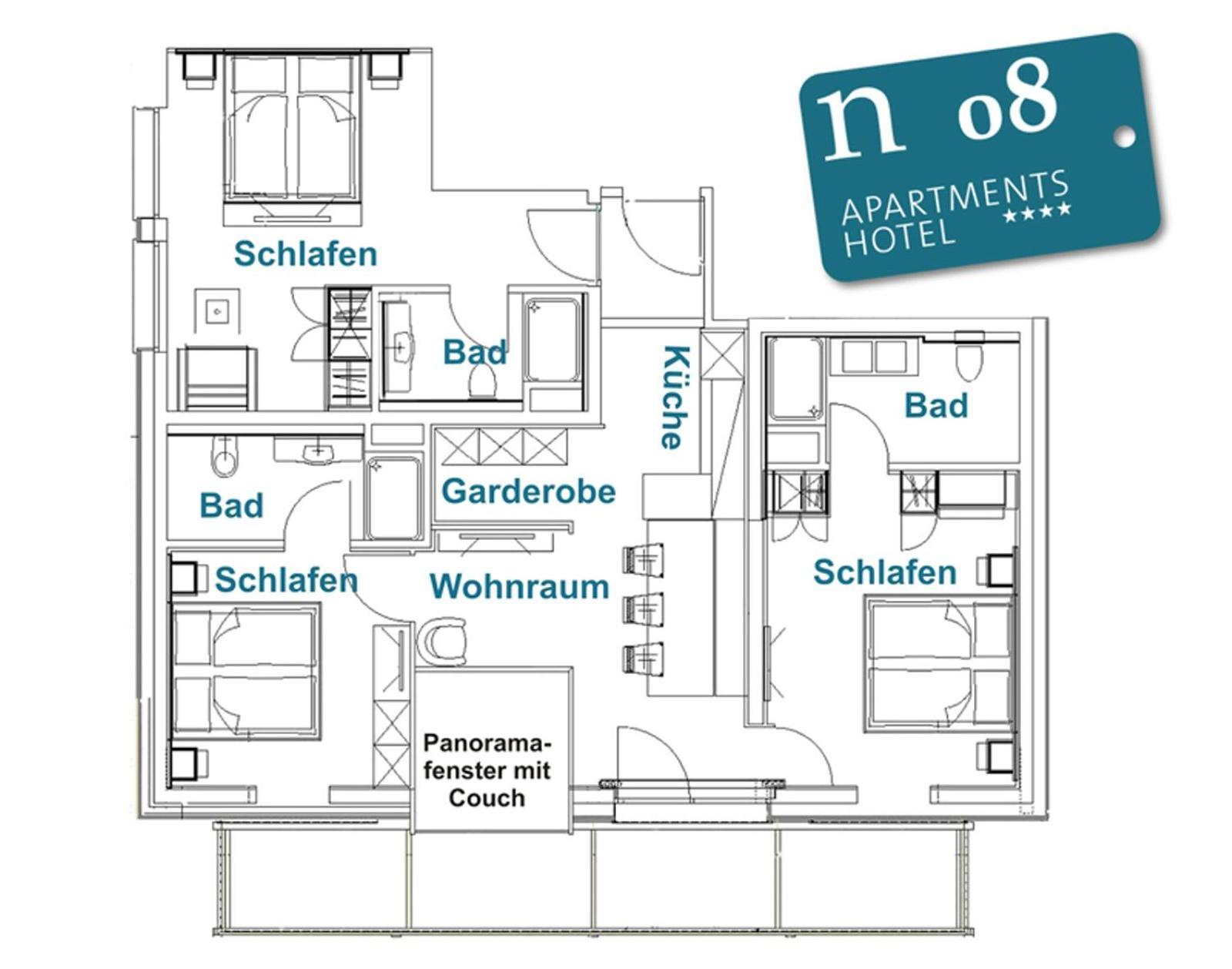 N Apartments Hotel Schoppernau Chambre photo